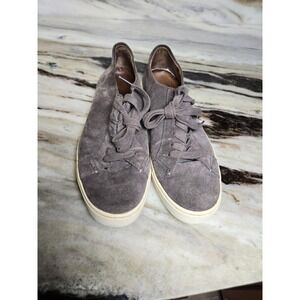 Frye Sneaker Womens Size 10 Suede Brown Gemma Low Casual